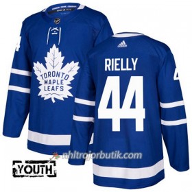 Barn Ishockey Toronto Maple Leafs Tröja Morgan Rielly 44 Adidas 2017-2018 Blå Authentic